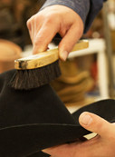 Hat cleaning and shaping