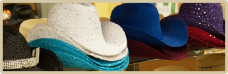 Funky cowboy hats with bling