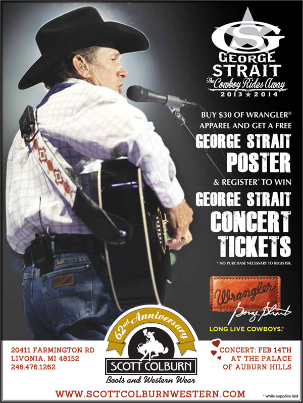 “Ride Away” with Strait Concert Tickets