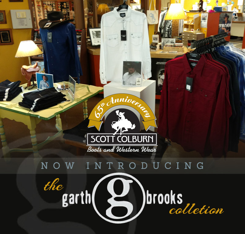 Garth Brooks clothing at Scott Colburn Boots and Western Wear