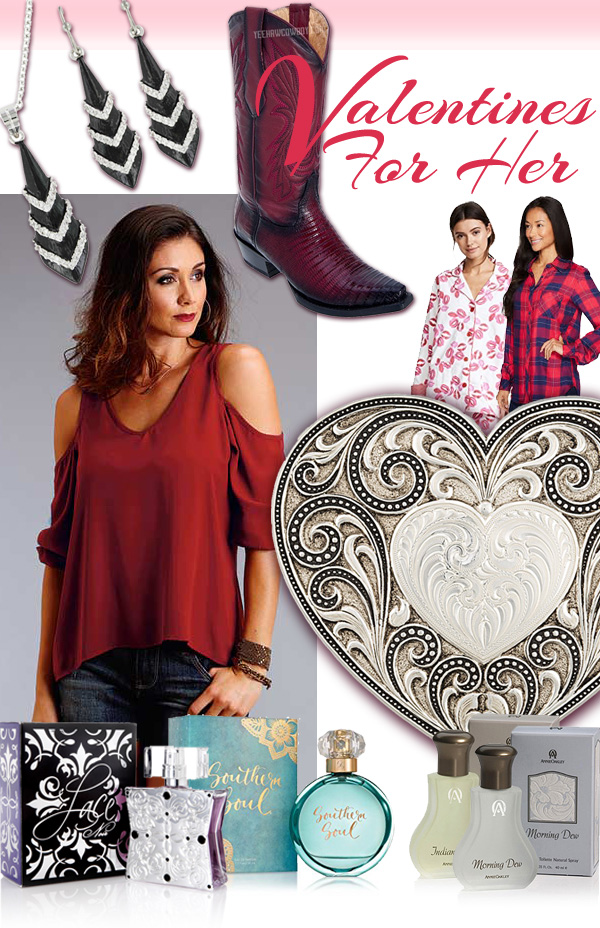 Women's Western Cowgirl Valentines Day gift ideas